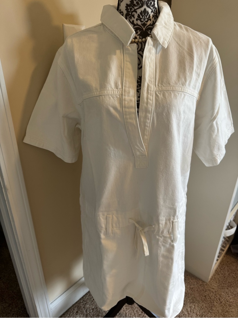 Universal Threads White Denim Dress - NWT